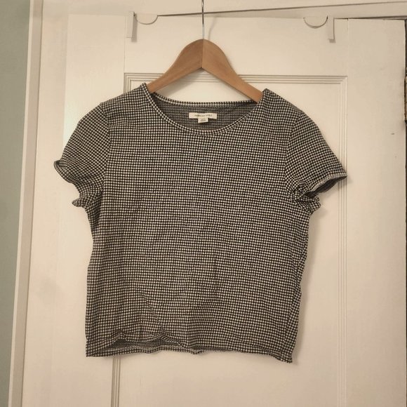 American Eagle Gingham Top - Picture 1 of 3
